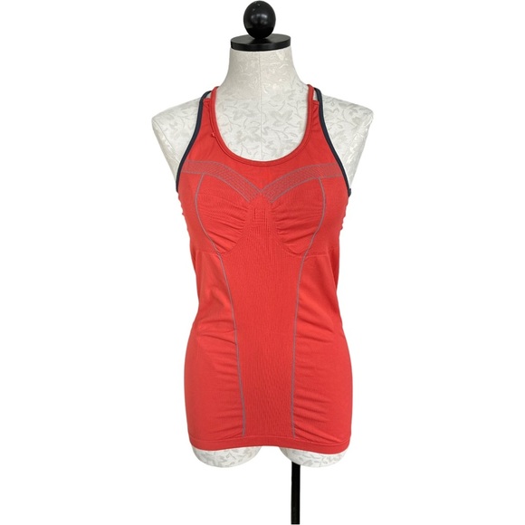 Sweaty Betty Racerback Seamless Tank Back Zipper Pocket Size Medium - Picture 16 of 16